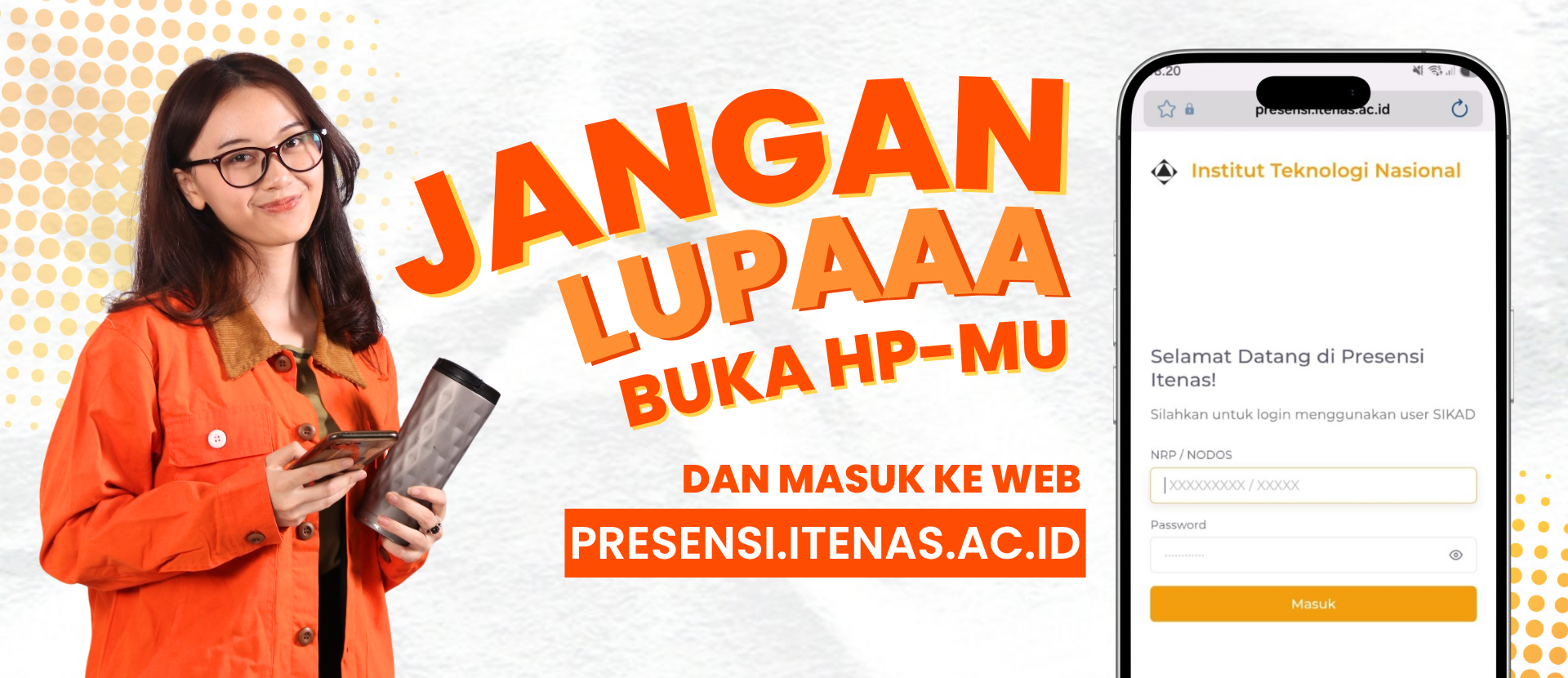 Panduan Akses Presensi Digital & Absensi Kegiatan PKKMB Itenas 2026